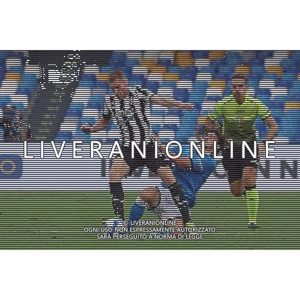 11-09-2021 NAPOLI CAMPIONATO DI CALCIO SERIE A NAPOLI-JUVENTUS Nella foto: Dejan Kulusevski, Eljif Elmas Foto Mosca, Ag.Liverani