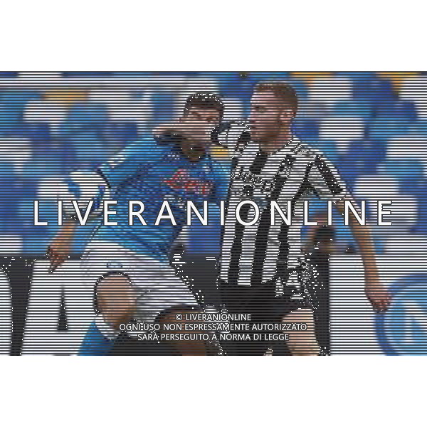 11-09-2021 NAPOLI CAMPIONATO DI CALCIO SERIE A NAPOLI-JUVENTUS Nella foto: Dejan Kulusevski, Giovanni Di Lorenzo Foto Mosca, Ag.Liverani