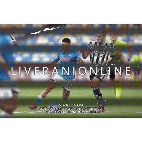 11-09-2021 NAPOLI CAMPIONATO DI CALCIO SERIE A NAPOLI-JUVENTUS Nella foto: Lorenzo Insigne, Mattia De Sciglio Foto Mosca, Ag.Liverani