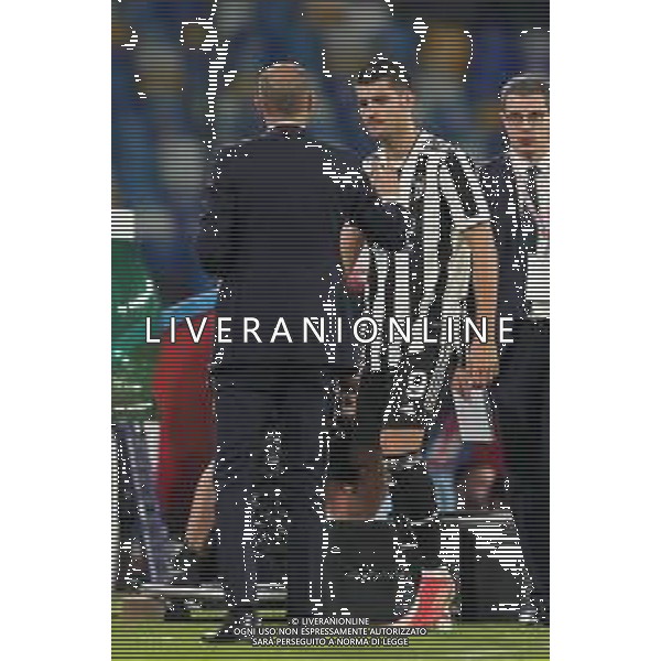 NAPOLI - JUVENTUS CAMPIONATO CALCIO SERIE A TIM 11.09.2021 NELLA FOTO Massimiliano Allegri, Alvaro Borja Morata ©MOSCA/ AGENZIA ALDO LIVERANI SAS