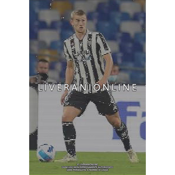 11-09-2021 NAPOLI CAMPIONATO DI CALCIO SERIE A NAPOLI -JUVENTUS NELLA FOTO: Matthijs De Ligt FOTO MOSCA/AG. ALDO LIVERANI