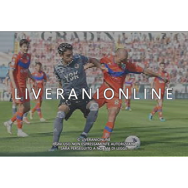 ©Alessandro Falzone/Agenzia Aldo Liverani Alessandria 111.09.2021 Stadio Giuseppe Moccagatta Alessandria vs Brescia Serie B Stagione 2021/22 Nella foto : Rodrigo Palacio-Christian Celesia