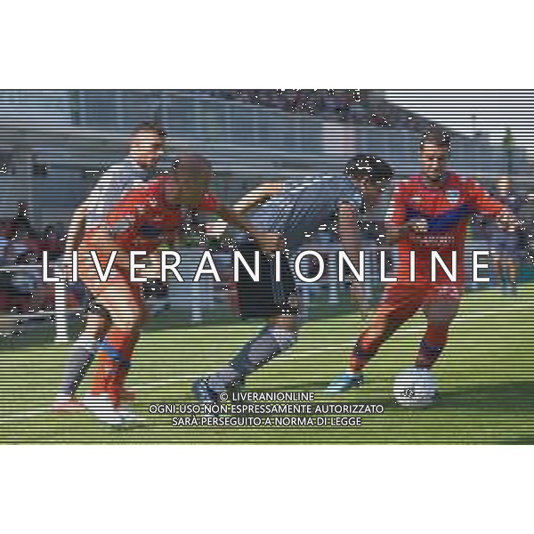 ©Alessandro Falzone/Agenzia Aldo Liverani Alessandria 111.09.2021 Stadio Giuseppe Moccagatta Alessandria vs Brescia Serie B Stagione 2021/22 Nella foto : Palacio-Christian Celesia-Cavion Michele