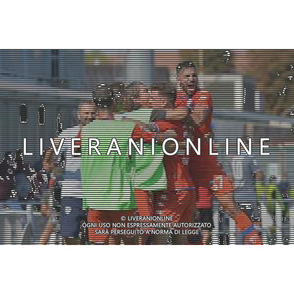 ©Alessandro Falzone/Agenzia Aldo Liverani Alessandria 111.09.2021 Stadio Giuseppe Moccagatta Alessandria vs Brescia Serie B Stagione 2021/22 Nella foto : Esultanza gol di Jagiello Filip W.