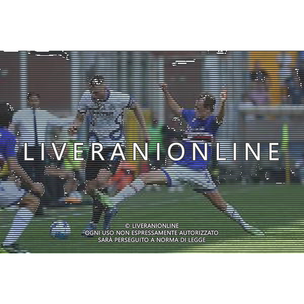 Genova 12.09.2021 Stadio Luigi Ferraris Sampdoria vs Inter Campionato Serie A 2021/2022 ©Manuela Viganti/Agenzia Aldo Liverani Nella foto: milan skriniare mikkel damsgaard ©VIGANTI/ AGENZIA ALDO LIVERANI SAS