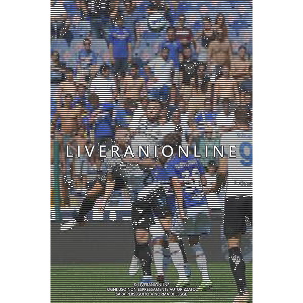 Genova 12.09.2021 Stadio Luigi Ferraris Sampdoria vs Inter Campionato Serie A 2021/2022 ©Manuela Viganti/Agenzia Aldo Liverani Nella foto: stefan de vrij e milan skriniar ©VIGANTI/ AGENZIA ALDO LIVERANI SAS