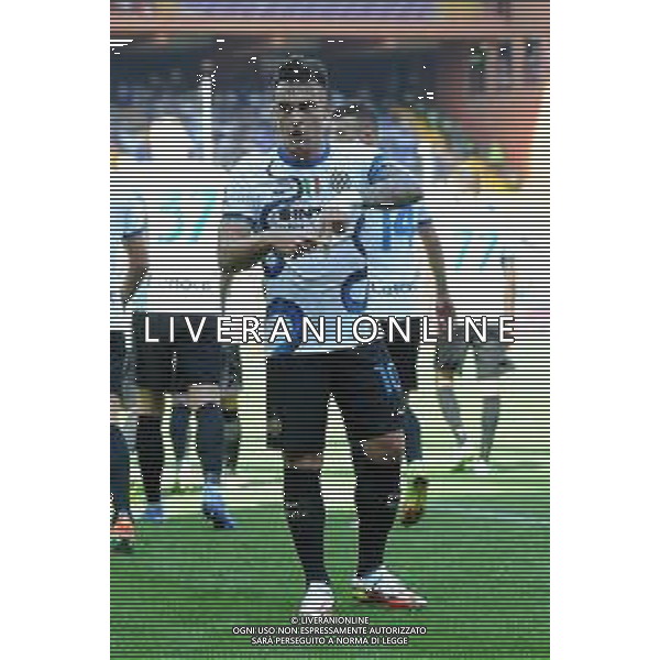 Genova 12.09.2021 Stadio Luigi Ferraris Sampdoria vs Inter Campionato Serie A 2021/2022 ©Manuela Viganti/Agenzia Aldo Liverani Nella foto: esultanza lautaro martinez dopo il gol ©VIGANTI/ AGENZIA ALDO LIVERANI SAS