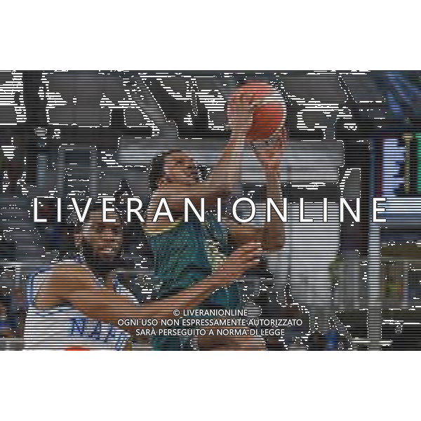 TommasiniR/LMedia - Germani Brescia VS GeVi Napoli - Basket Supercoppa Italiana 11 settembre 2021 - Pala Leonessa, Brescia, Italia Nella foto: Michael Cobbins - Germani Basket Brescia @TommasiniR/LMedia AG ALDO LIVERANI SAS