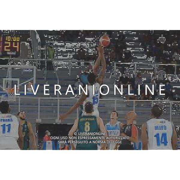 TommasiniR/LMedia - Germani Brescia VS GeVi Napoli - Basket Supercoppa Italiana 11 settembre 2021 - Pala Leonessa, Brescia, Italia Nella foto: Frank Elegar - GeVi Napoli Basket @TommasiniR/LMedia AG ALDO LIVERANI SAS