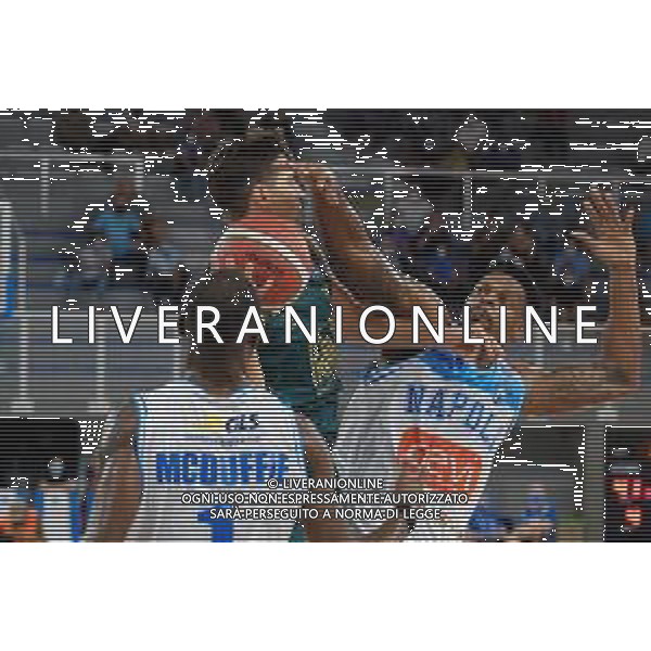 TommasiniR/LMedia - Germani Brescia VS GeVi Napoli - Basket Supercoppa Italiana 11 settembre 2021 - Pala Leonessa, Brescia, Italia Nella foto: Tommaso Laquintana - Germani Basket Brescia and Frank Elegar - GeVi Napoli Basket @TommasiniR/LMedia AG ALDO LIVERANI SAS