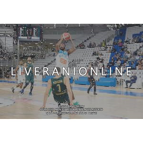 TommasiniR/LMedia - Germani Brescia VS GeVi Napoli - Basket Supercoppa Italiana 11 settembre 2021 - Pala Leonessa, Brescia, Italia Nella foto: Jordan Parks - GeVi Napoli Basket @TommasiniR/LMedia AG ALDO LIVERANI SAS