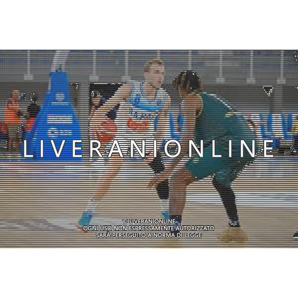 TommasiniR/LMedia - Germani Brescia VS GeVi Napoli - Basket Supercoppa Italiana 11 settembre 2021 - Pala Leonessa, Brescia, Italia Nella foto: Arnas Velicka - GeVi Napoli Basket @TommasiniR/LMedia AG ALDO LIVERANI SAS
