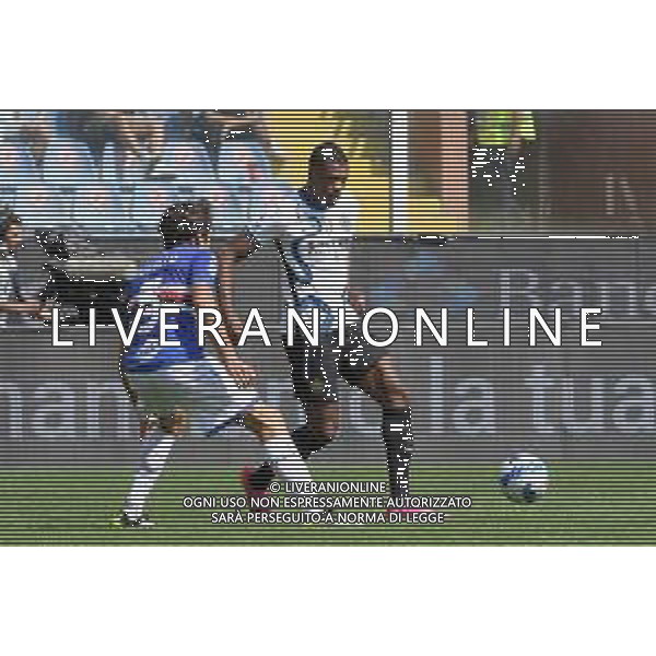 Genova 12.09.2021 Stadio Luigi Ferraris Sampdoria vs Inter Campionato Serie A 2021/2022 ©Manuela Viganti/Agenzia Aldo Liverani Nella foto: denzel dumfries ©VIGANTI/ AGENZIA ALDO LIVERANI SAS