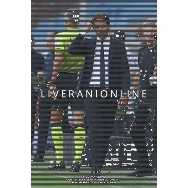 Genova 12.09.2021 Stadio Luigi Ferraris Sampdoria vs Inter Campionato Serie A 2021/2022 ©Manuela Viganti/Agenzia Aldo Liverani Nella foto: simone inzaghi delusione ©VIGANTI/ AGENZIA ALDO LIVERANI SAS