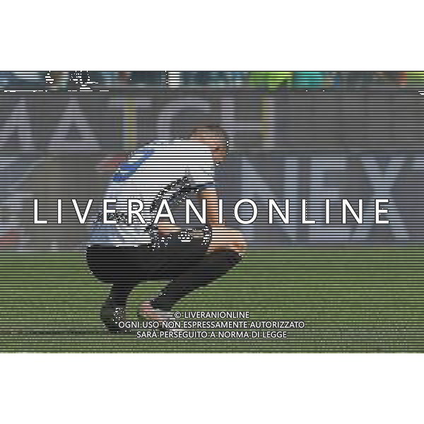 Genova 12.09.2021 Stadio Luigi Ferraris Sampdoria vs Inter Campionato Serie A 2021/2022 ©Manuela Viganti/Agenzia Aldo Liverani Nella foto: delusione edin dzeko a fine gara ©VIGANTI/ AGENZIA ALDO LIVERANI SAS