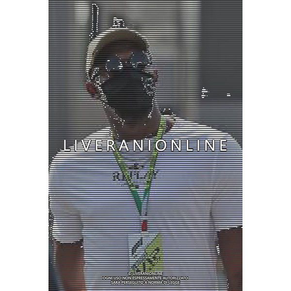 Usain Bolt (JAM) Former Athlete. 12.09.2021. Formula 1 World Championship, Rd 14, Italian Grand Prix, Monza, Italy, Race Day. - www.xpbimages.com, EMail: requests@xpbimages.com © Copyright: Moy / XPB Images/ AGENZIA ALDO LIVERANI SAS - ITALY ONLY EDITORIAL USE ONLY