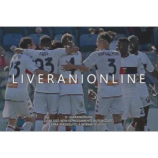12-9-2021. Cagliari Calcio - Genoa Cricket and Football Club. 3° giornata Serie A calcio 2021-2022. Italia, Sardegna, Cagliari, Stadio Unipol Domus. Salvatore Moi/Aldo Liverani s.a.s. Nella foto:gol ed esultanza di Fares Genoa contro Cagliari in trasferta / AGENZIA ALDO LIVERANI SAS