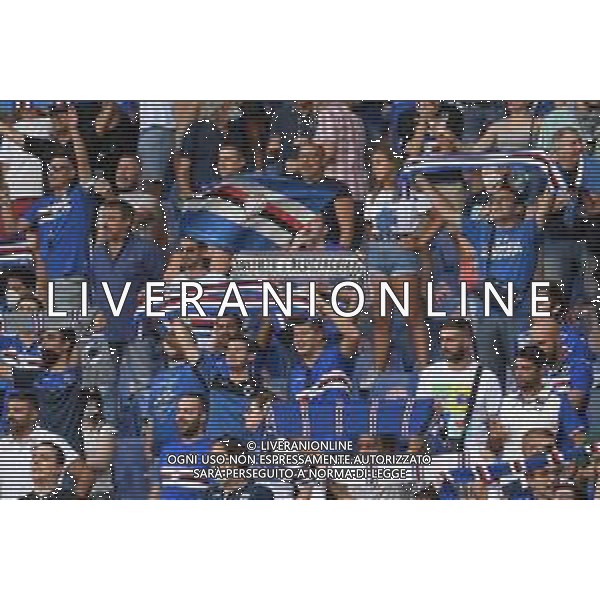 Genova 12.09.2021 Stadio Luigi Ferraris Sampdoria vs Inter Campionato Serie A 2021/2022 ©Manuela Viganti/Agenzia Aldo Liverani Nella foto: tifosi sampdoria ©VIGANTI/AGENZIA ALDO LIVERANI SAS