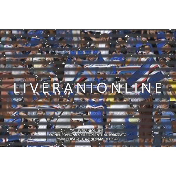 Genova 12.09.2021 Stadio Luigi Ferraris Sampdoria vs Inter Campionato Serie A 2021/2022 ©Manuela Viganti/Agenzia Aldo Liverani Nella foto: tifosi sampdoria ©VIGANTI/AGENZIA ALDO LIVERANI SAS