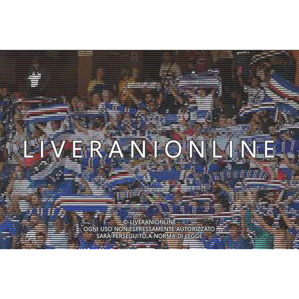 Genova 12.09.2021 Stadio Luigi Ferraris Sampdoria vs Inter Campionato Serie A 2021/2022 ©Manuela Viganti/Agenzia Aldo Liverani Nella foto: tifosi sampdoria ©VIGANTI/AGENZIA ALDO LIVERANI SAS