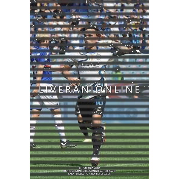 Genova 12.09.2021 Stadio Luigi Ferraris Sampdoria vs Inter Campionato Serie A 2021/2022 ©Manuela Viganti/Agenzia Aldo Liverani Nella foto: esultanza di lautaro martinez dopo il gol ©VIGANTI/AGENZIA ALDO LIVERANI SAS