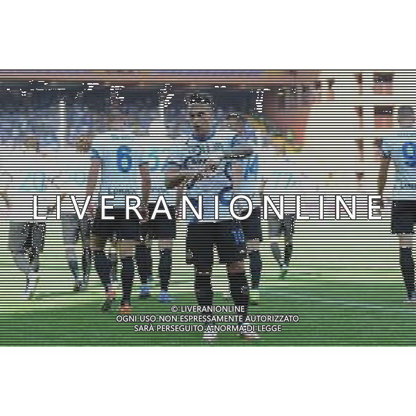 Genova 12.09.2021 Stadio Luigi Ferraris Sampdoria vs Inter Campionato Serie A 2021/2022 ©Manuela Viganti/Agenzia Aldo Liverani Nella foto: esultanza di lautaro martinez dopo il gol ©VIGANTI/AGENZIA ALDO LIVERANI SAS