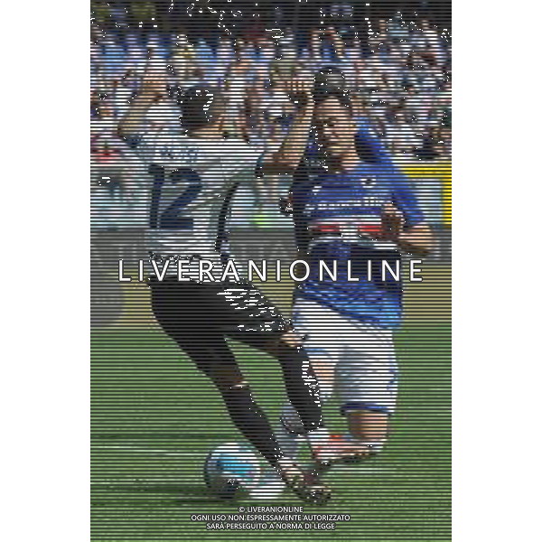 Genova 12.09.2021 Stadio Luigi Ferraris Sampdoria vs Inter Campionato Serie A 2021/2022 ©Manuela Viganti/Agenzia Aldo Liverani Nella foto: infortunio stefano sensi ©VIGANTI/AGENZIA ALDO LIVERANI SAS