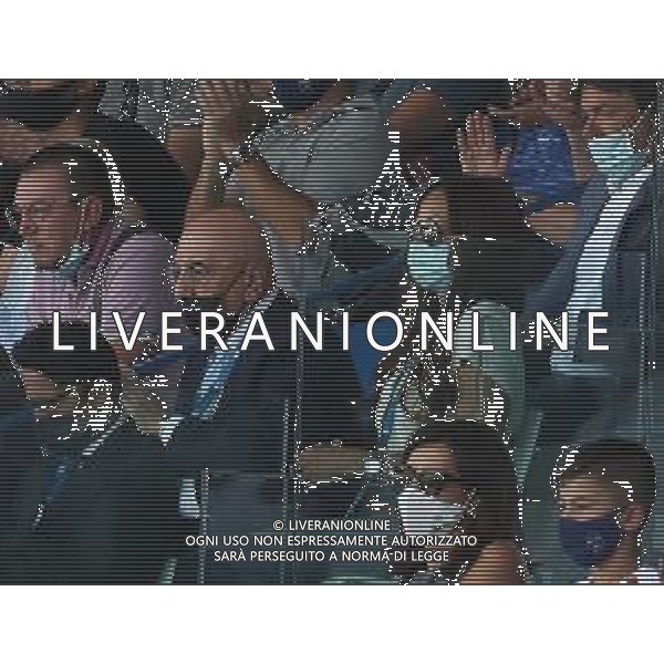SPAL - MONZA CAMPIONATO CALCIO SERIE BKT 11.09.2021 Nella foto : ADRIANO GALLIANI IN TRIBUNA CON LA FIDANZATA HELGA COSTA ©SANTANDREA / AGENZIA ALDO LIVERANI SAS