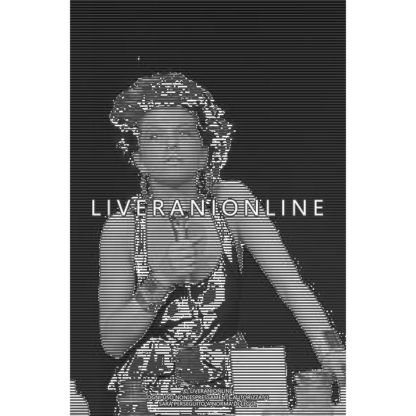 RETROSPETTIVA WANNA MARCHI PRESENTATRICE TELEVISIVA DURANTE IL \'WANNA MARCHI SHOW\' , TELEVENDITA DI PRODOTTI E CREME DIMAGRANTI SU RETE A NEL 1986 NELLA FOTO CON LA FIGLIA STEFANIA NOBILE ©Archivio Giovanni Liverani / AGENZIA ALDO LIVERANI SAS