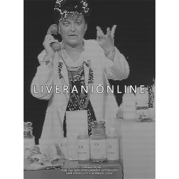 RETROSPETTIVA WANNA MARCHI PRESENTATRICE TELEVISIVA DURANTE IL \'WANNA MARCHI SHOW\' , TELEVENDITA DI PRODOTTI E CREME DIMAGRANTI SU RETE A NEL 1986 ©Archivio Giovanni Liverani / AGENZIA ALDO LIVERANI SAS