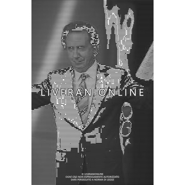 TELEMIKE gioco a quiz, condotto da Mike Bongiorno Nella foto durante la presentazione della prima edizione del programma nel 1987 ©Archivio Giovanni Liverani / AGENZIA ALDO LIVERANI SAS