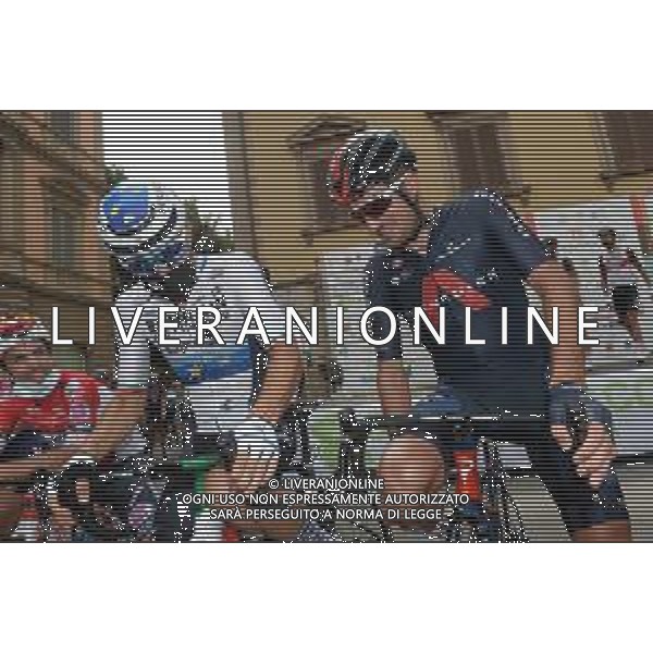 15-09-2021 Giro Della Toscana; 2021, Bahrain - Victorious; 2021, Ineos Grenadiers; Colbrelli, Sonny; Moscon, Gianni; Pontedera; ©SIROTTI / AGENZIA ALDO LIVERANI SAS