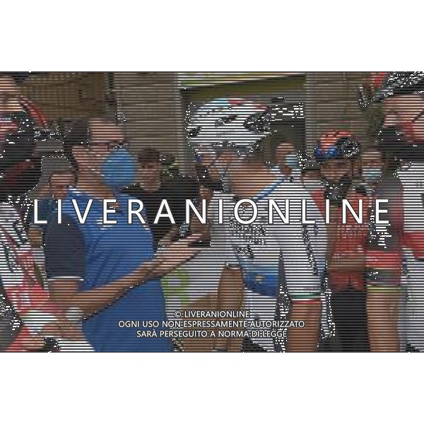 15-09-2021 Giro Della Toscana; 2021, Bahrain - Victorious; Colbrelli, Sonny; Cassani, Davide; Pontedera; ©SIROTTI / AGENZIA ALDO LIVERANI SAS