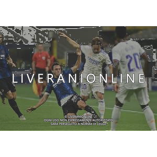 Matteo Darmian (Inter) SX e Luka Modric (Real Madrid) DX Inter vs Real Madrid UEFA Champions League fase a gironi 1a giornata - gruppo D Milano 15-09-2021 Stadio Giuseppe Meazza - San Siro foto Roberto Garavaglia/ag. Aldo Liverani sas / AGENZIA ALDO LIVERANI SAS