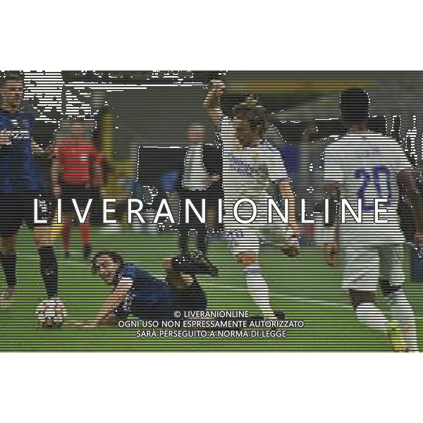 Matteo Darmian (Inter) SX e Luka Modric (Real Madrid) DX Inter vs Real Madrid UEFA Champions League fase a gironi 1a giornata - gruppo D Milano 15-09-2021 Stadio Giuseppe Meazza - San Siro foto Roberto Garavaglia/ag. Aldo Liverani sas / AGENZIA ALDO LIVERANI SAS