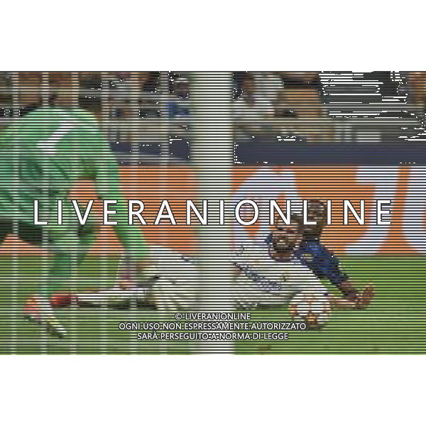 occasione Denzel Dumfries (Inter) Inter vs Real Madrid UEFA Champions League fase a gironi 1a giornata - gruppo D Milano 15-09-2021 Stadio Giuseppe Meazza - San Siro foto Roberto Garavaglia/ag. Aldo Liverani sas / AGENZIA ALDO LIVERANI SAS