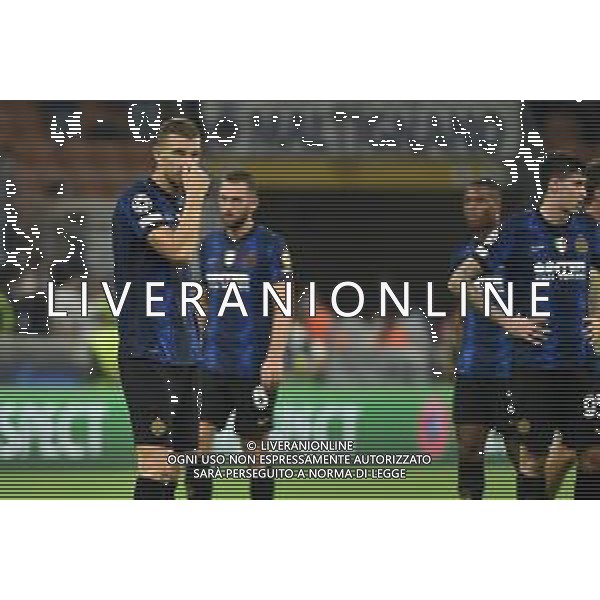 delusione Inter Inter vs Real Madrid UEFA Champions League fase a gironi 1a giornata - gruppo D Milano 15-09-2021 Stadio Giuseppe Meazza - San Siro foto Roberto Garavaglia/ag. Aldo Liverani sas / AGENZIA ALDO LIVERANI SAS
