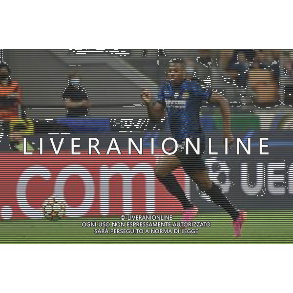 Denzel Dumfries (Inter) Inter vs Real Madrid UEFA Champions League fase a gironi 1a giornata - gruppo D Milano 15-09-2021 Stadio Giuseppe Meazza - San Siro foto Roberto Garavaglia/ag. Aldo Liverani sas / AGENZIA ALDO LIVERANI SAS