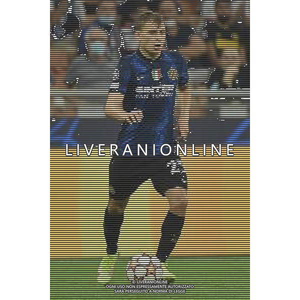 Nicolo\' Barella (Inter) Inter vs Real Madrid UEFA Champions League fase a gironi 1a giornata - gruppo D Milano 15-09-2021 Stadio Giuseppe Meazza - San Siro foto Roberto Garavaglia/ag. Aldo Liverani sas / AGENZIA ALDO LIVERANI SAS