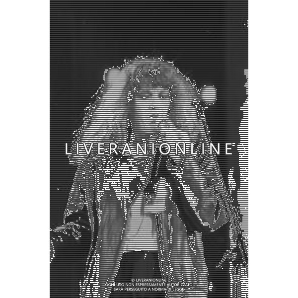 RETROSPETTIVA CATERINA CASELLI CANTANTE NELLA FOTO A SANREMO NEL 1990 ©Archivio Giovanni Liverani/AGENZIA ALDO LIVERANI SAS
