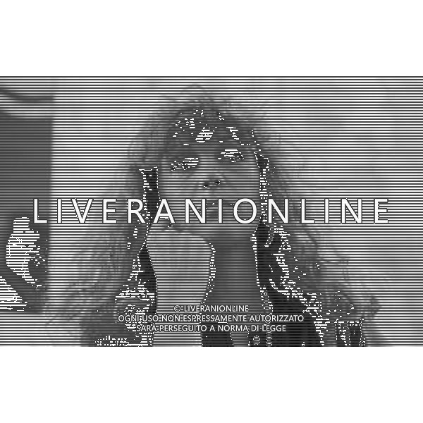 RETROSPETTIVA CATERINA CASELLI CANTANTE NELLA FOTO A SANREMO NEL 1990 ©Archivio Giovanni Liverani/AGENZIA ALDO LIVERANI SAS