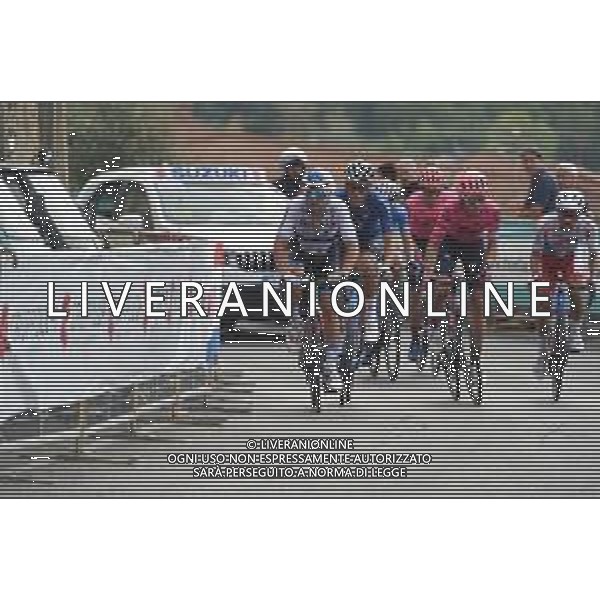 16-09-2021 Coppa Sabatini; 2021, Bahrain - Victorious; 2021, Ef Education - Nippo; Colbrelli, Sonny; Valgreen Andersen, Michael; Peccioli; ©SIROTTI/AGENZIA ALDO LIVERANI SAS