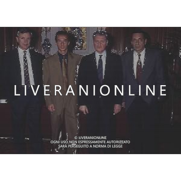 RETROSPETTIVA FAUSTO PIZZI CALCIATORE NELLA FOTO GIANCARLO BELTRAMI-FAUSTO PIZZI -PAOLO GIULIANI E VALBERTO MILIANI AG ALDO LIVERANI SAS