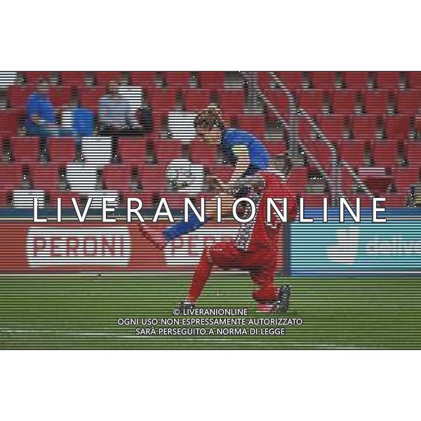 GriffoniE/LMedia - Women&#39;s World Cup 2023 Qualifiers - Italy vs Moldova - FIFA World Cup 17 September 2021 - Nereo Rocco stadium, Trieste, Italy Photo showing: Cristiana Girelli (Italy) in action against Dumitrita Prisacari (Moldova) @GriffoniE/LMedia/AGENZIA ALDO LIVERANI SAS