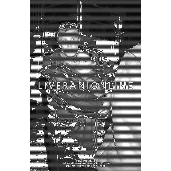 PRESENTAZIONE COLLEZIONE TRUSSARDI ACTION AL PALATRUSSARDI DI MILANO 1987 - RETROSPETTIVA LUCREZIA LANTE DELLA ROVERE ©Archivio Giovanni Liverani / AG ALDO LIVERANI SA