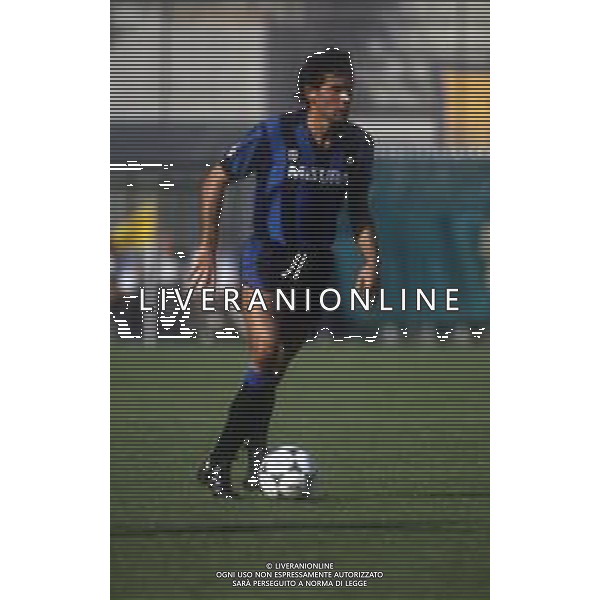 RETROSPETTIVA GIUSEPPE BARESI CALCIATORE NELLA FOTO GIUSEPPE BARESI CON LA MAGLIA DELL\'INTER AG ALDO LIVERANI SAS