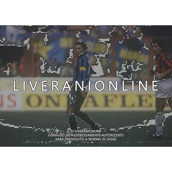 RETROSPETTIVA GIUSEPPE BARESI CALCIATORE NELLA FOTO GIUSEPPE BARESI CON LA MAGLIA DELL\'INTER AG ALDO LIVERANI SAS