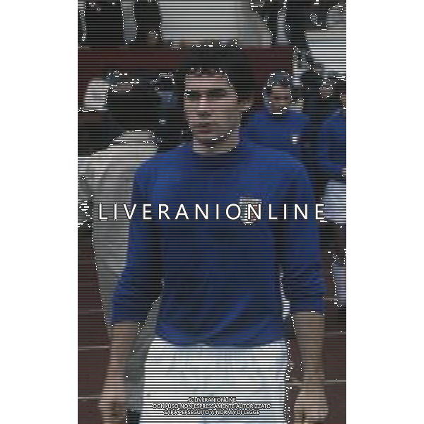 RETROSPETTIVA GIUSEPPE BARESI CALCIATORE NELLA FOTO GIUSEPPE BARESI CON LA MAGLIA DELLA NAZIONALE ITALIANA AG ALDO LIVERANI SAS