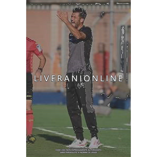 ¬© TVRG Fabio Grosso allenatore Frosinone Como vs Frosinone Campionato Serie BKT - 4a giornata Como 17-09-2021 Stadio Giuseppe Sinigaglia foto Roberto Garavaglia/ag. Aldo Liverani sas / AG ALDO LIVERANI SAS