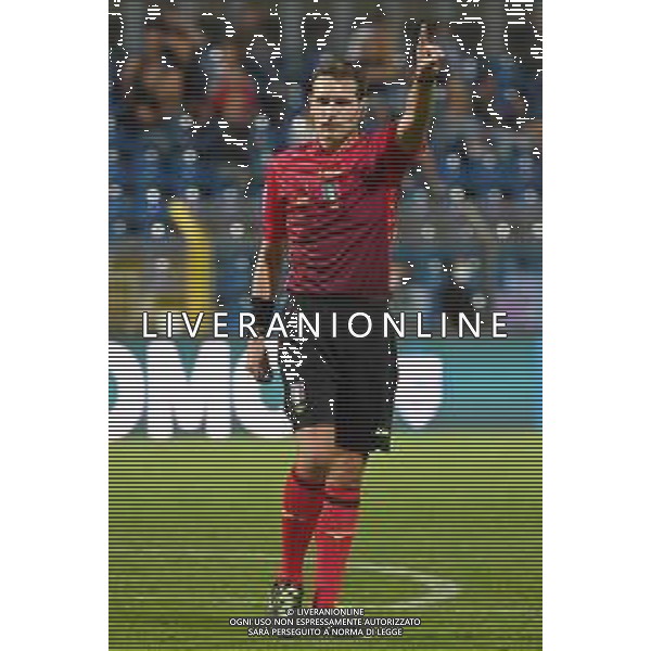 ¬© TVRG l\'arbitro Matteo Marcenaro di Genova Como vs Frosinone Campionato Serie BKT - 4a giornata Como 17-09-2021 Stadio Giuseppe Sinigaglia foto Roberto Garavaglia/ag. Aldo Liverani sas / AG ALDO LIVERANI SAS